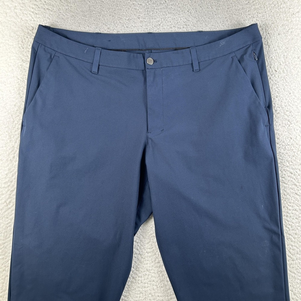 Lululemon Pants Mens 42x31 Comission Slim Stretch Microfiber Chino Performance - Picture 11 of 16